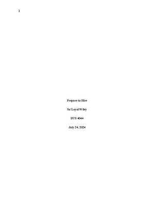 Developing a Training Evaluation Plan BUS 4047 - Developing a Training ...