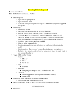 Chapter 7 - Psychology - Chapter 7 Cogni琀椀on is a general term that ...