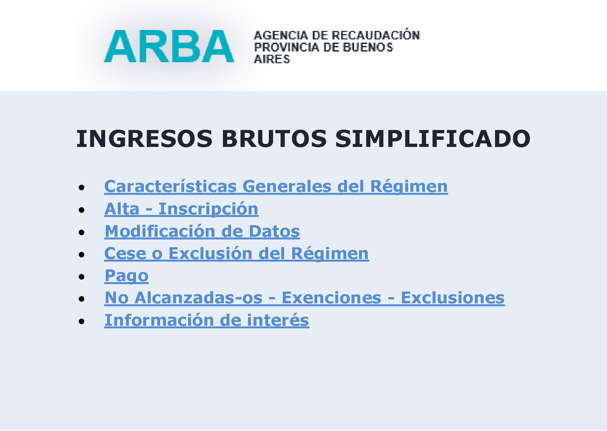 RS ARBA- Preguntas Frecuentes-PDF- Melani-1 - INGRESOS BRUTOS ...