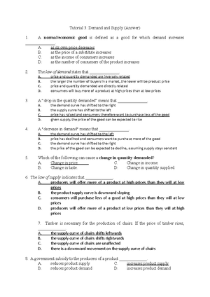 ECO415 CASE Study 1 & 2 - Fundamentals of Economics - UiTM - Studocu