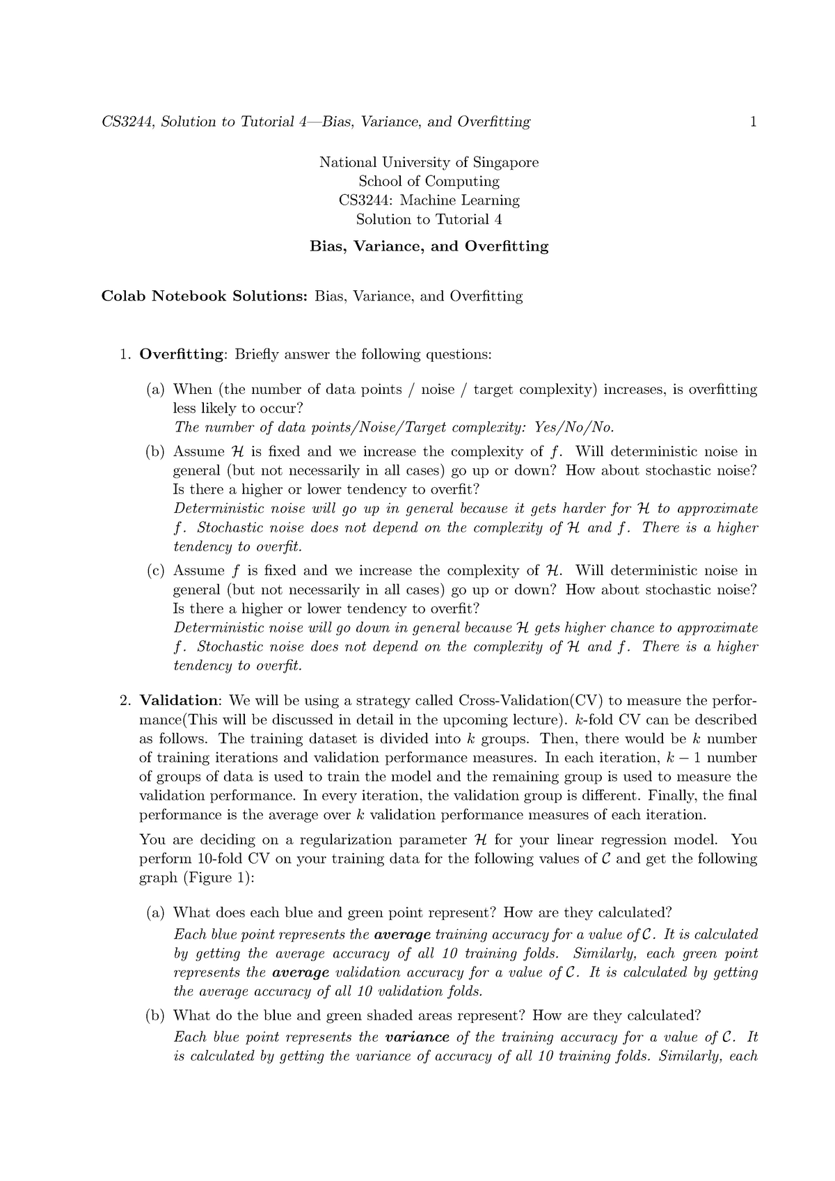 Tutorial-04-solutions - CS3244 - NUS - Studocu