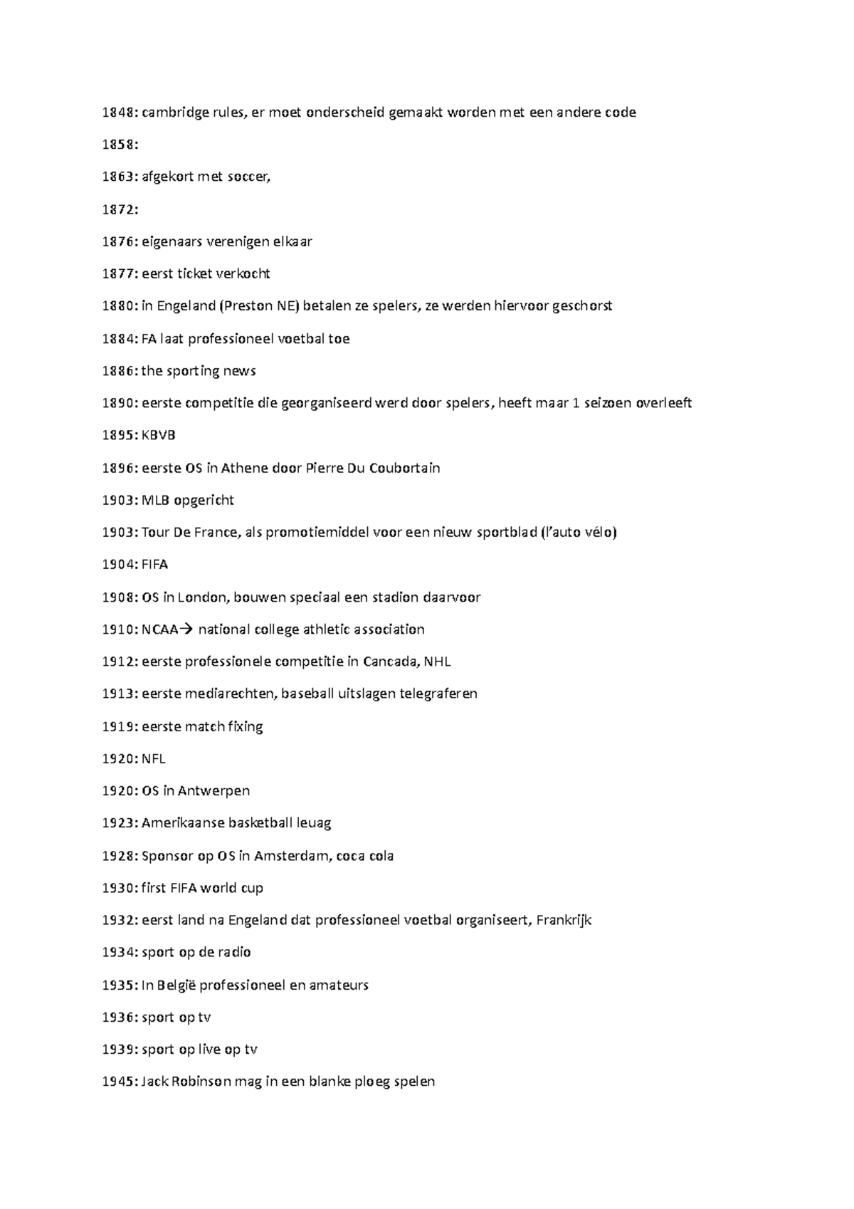 Geopolitiek notities - samenvatting - 1848: cambridge rules, er moet ...