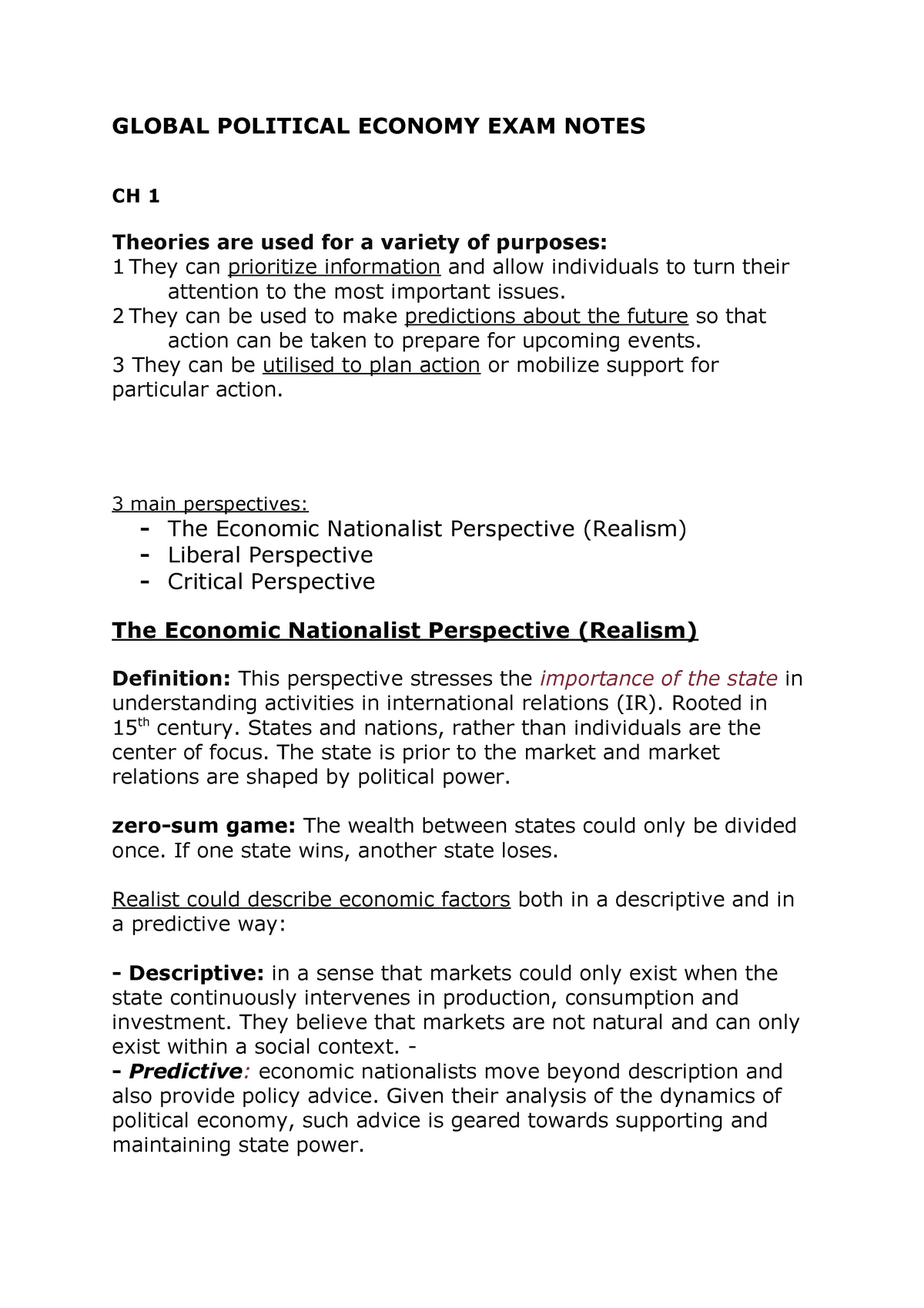 international political economy dissertation topics