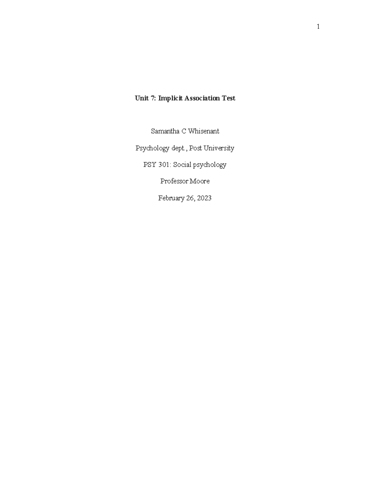 Unit+7+Implicit+Association+Test - Unit 7: Implicit Association Test ...