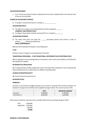 Post Test And Quiz Compilation.docx - The Statement Of Financial 