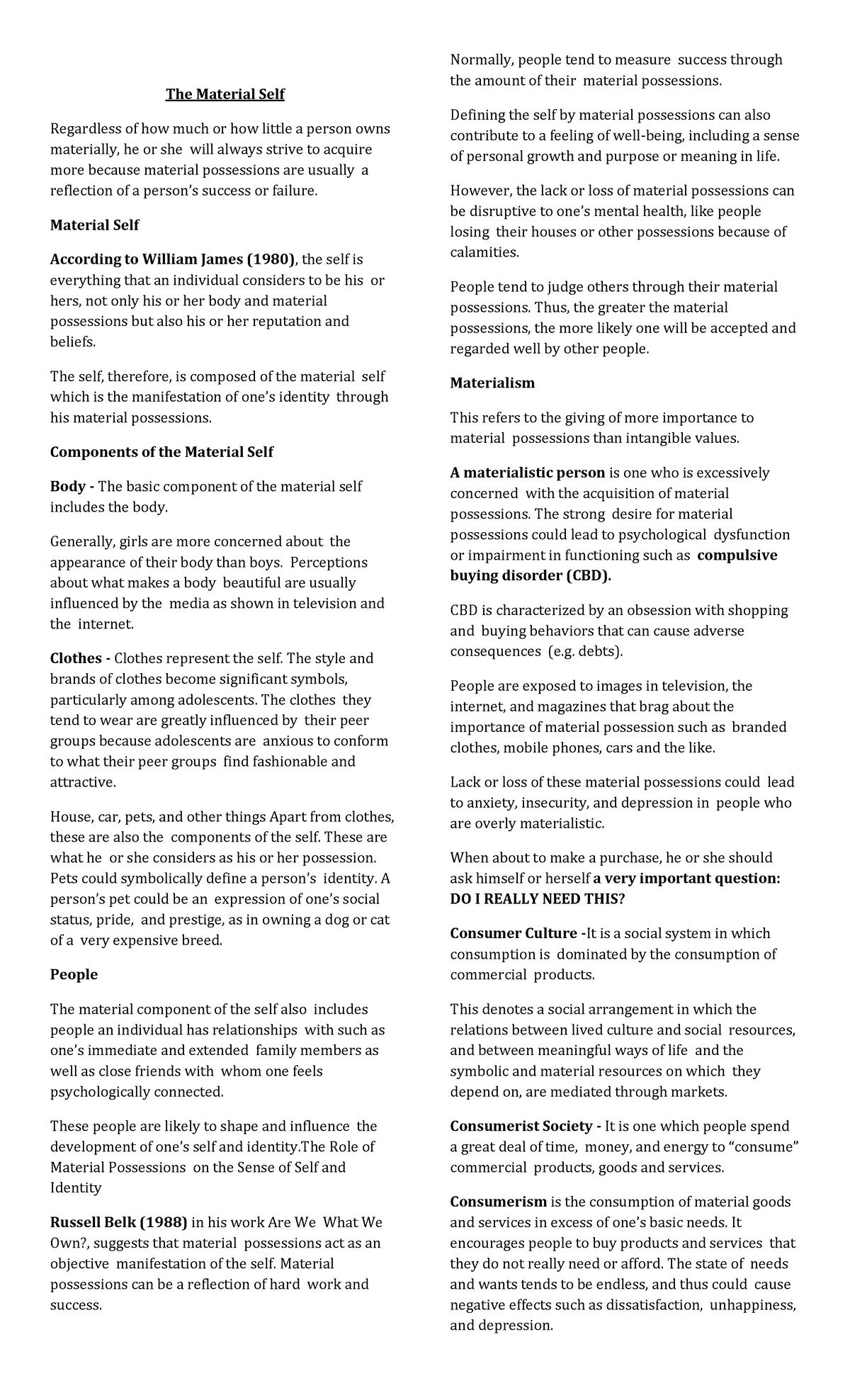 The Material Self Reviewer The Material Self Regardless Of How Much the-material-self-reviewer-the-material-self-regardless-of-how-much