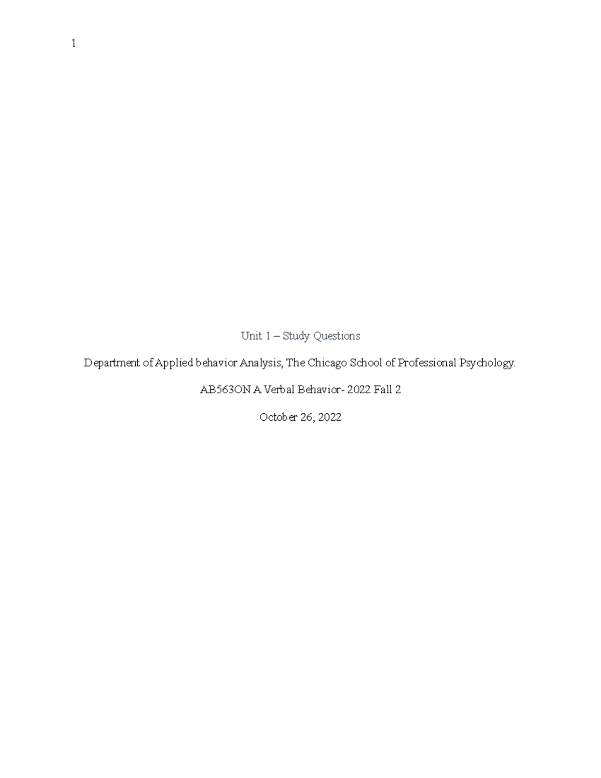 Study-Questions-1 - Study Questions 1: Chs. 1, 2, Appendix Chapter 1 ...