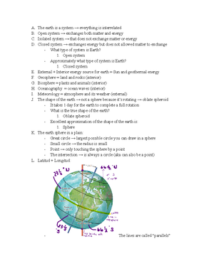 PHYS203 Geosphere Notes - Geosphere Continents - felsic igneous rock ...