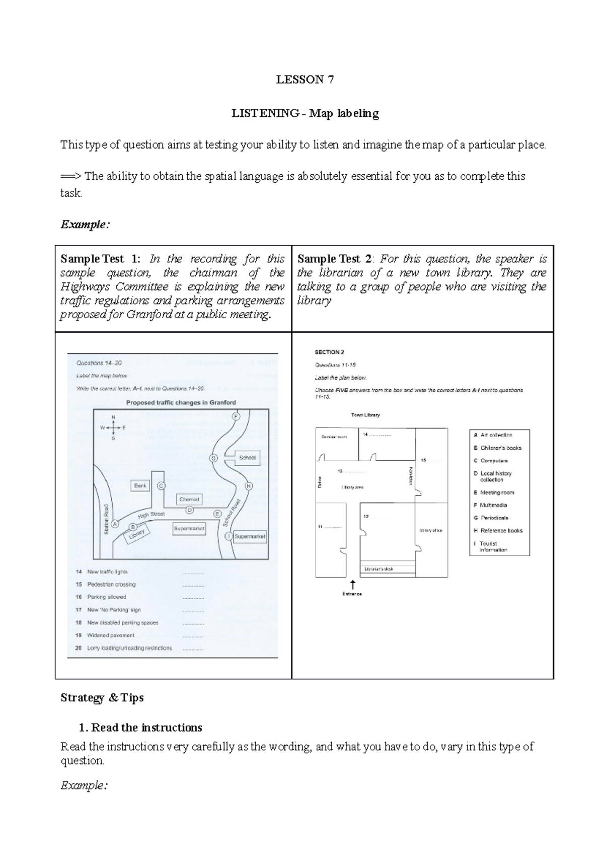 Lesson-7-Mapping - Please give as much additional information as ...