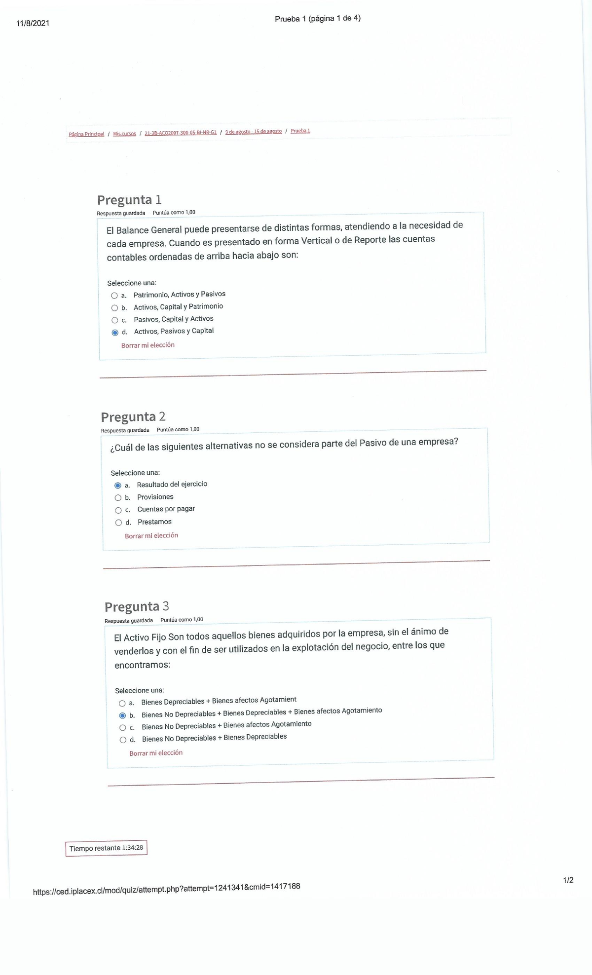 Analisis Contable Prueba 1 - Administracion Publica - Studocu