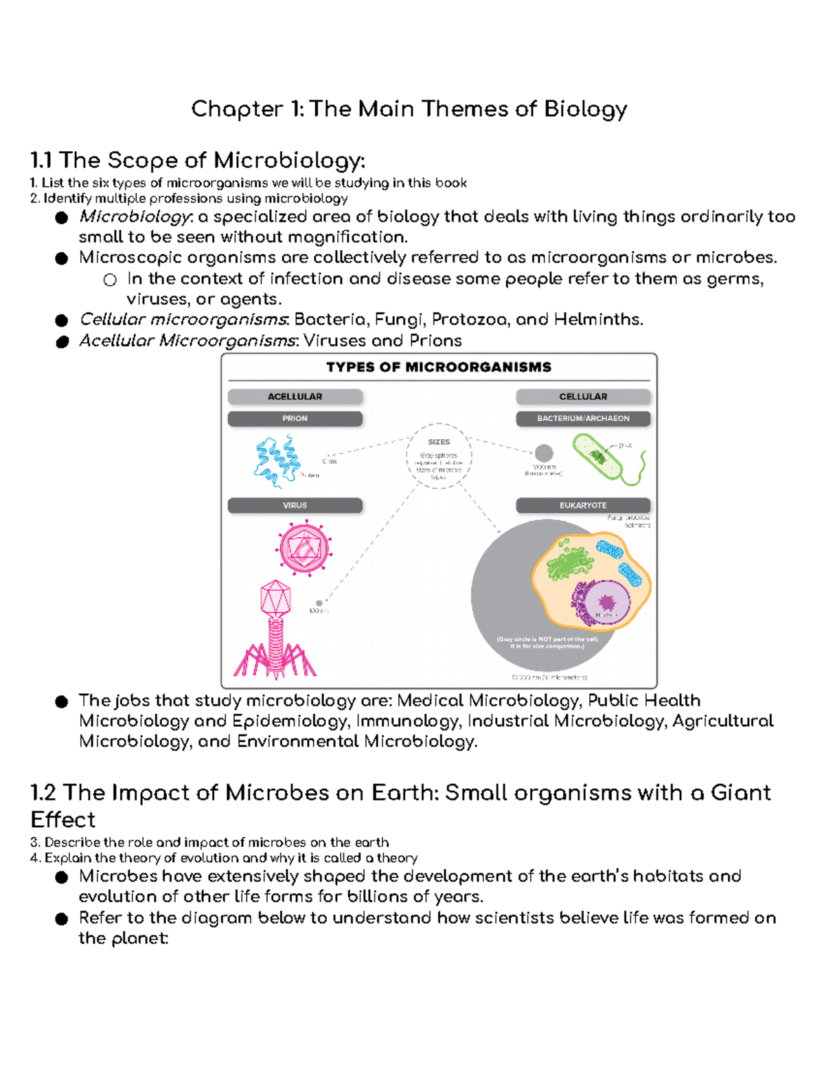 What Are The 7 Themes Of Biology