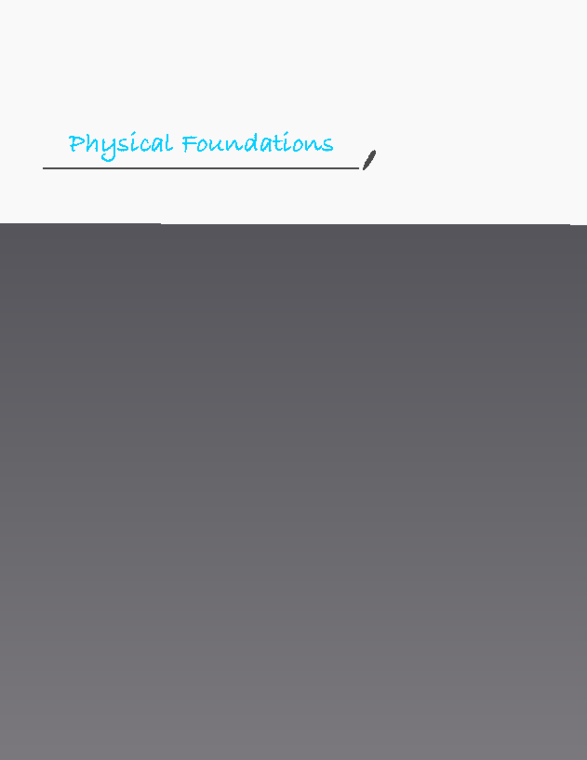 Physical Foundations Chemistry notes Physical Foundations 9