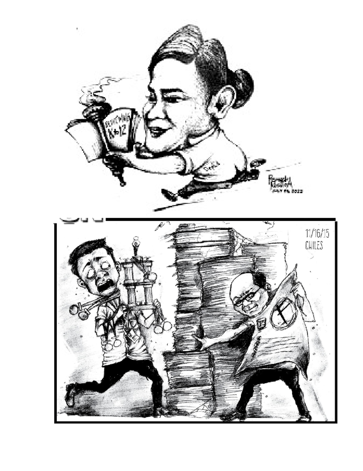 cartooning-hand-outs-bachelor-of-elementary-education-studocu