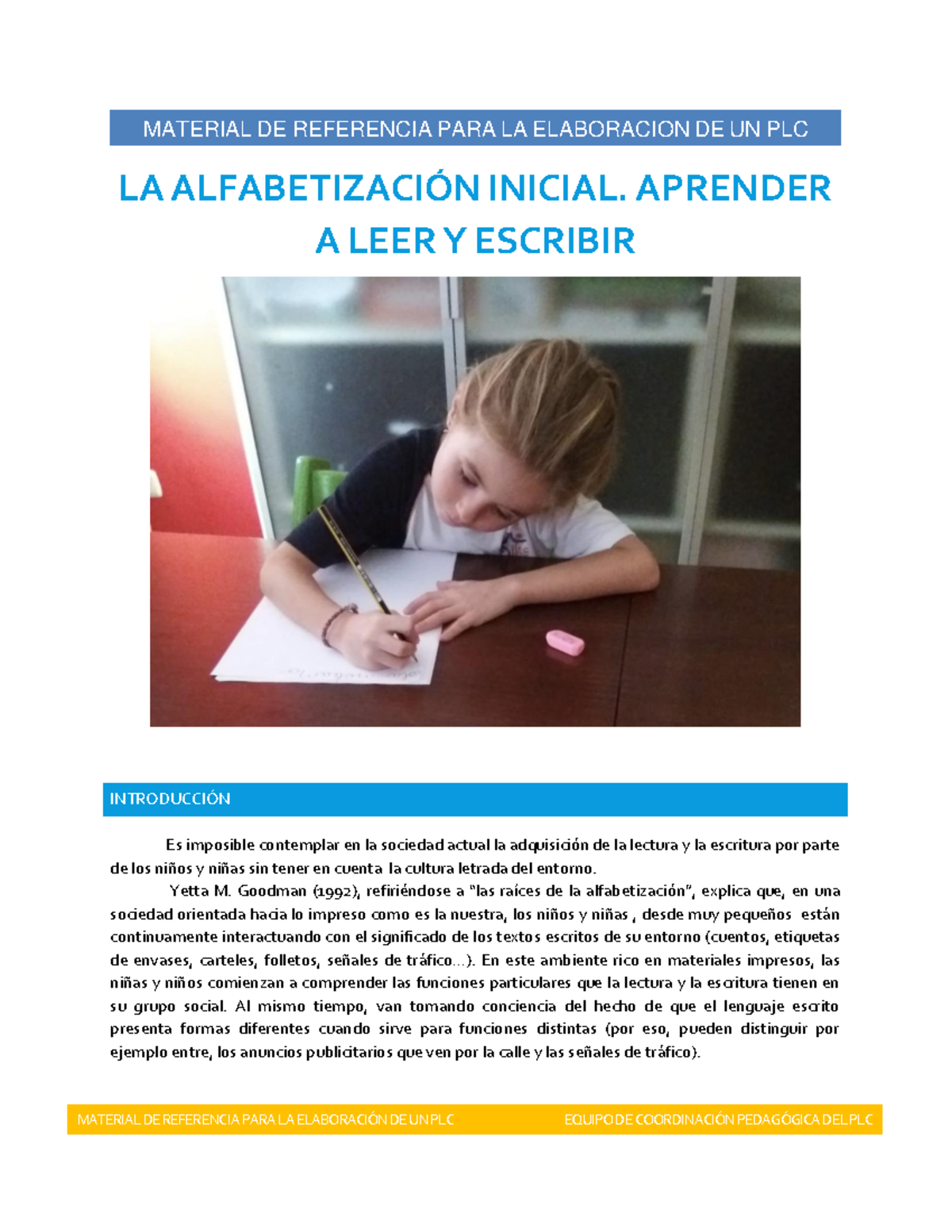 La Alfabetización Inicial. Aprender A Leer Y Escribir - LA ALFABETIZACI ...