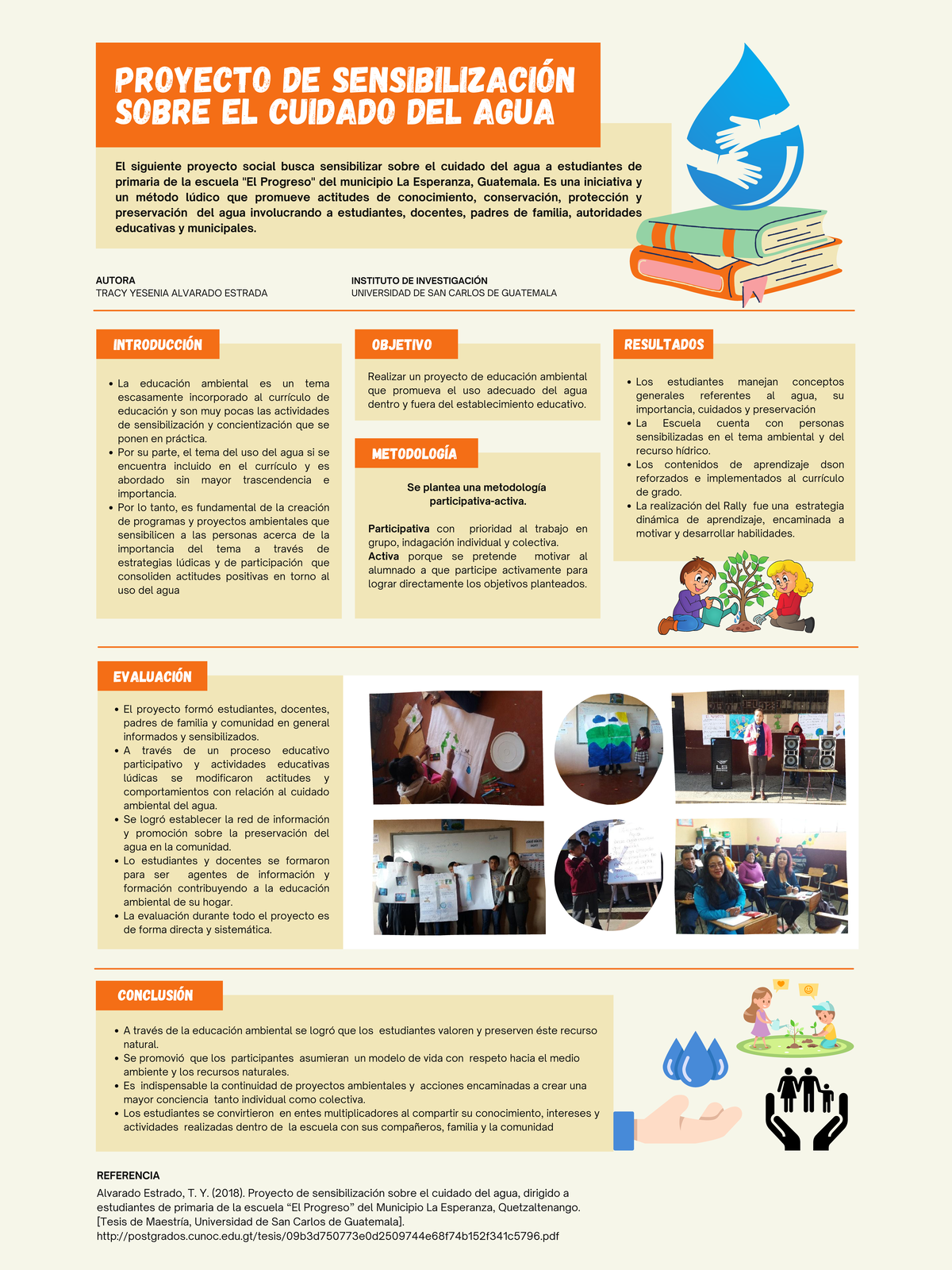 Poster de un Proyecto Social PROYECTO DE SENSIBILIZACIÓN SOBRE EL