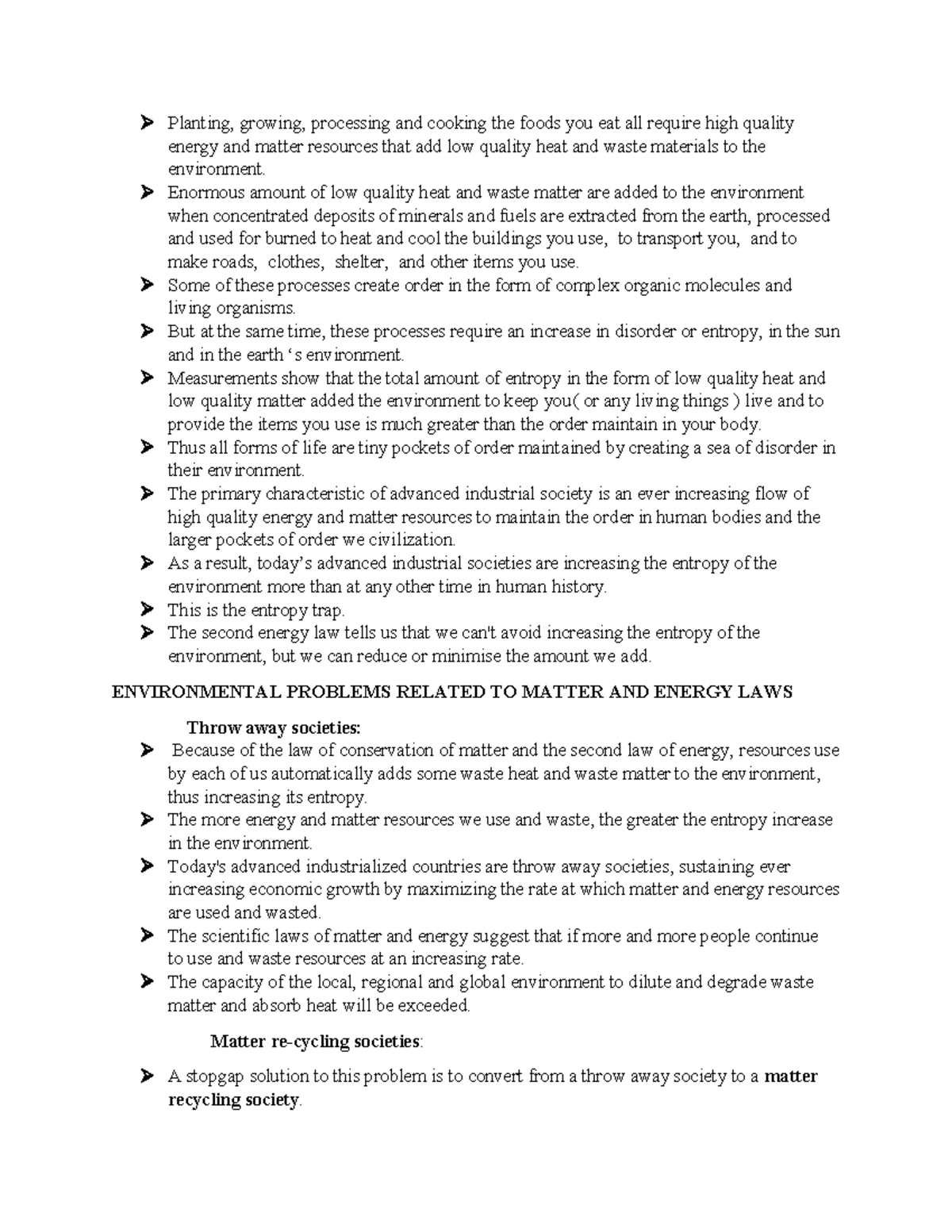 lectures note for components in the environment - Environmental ...