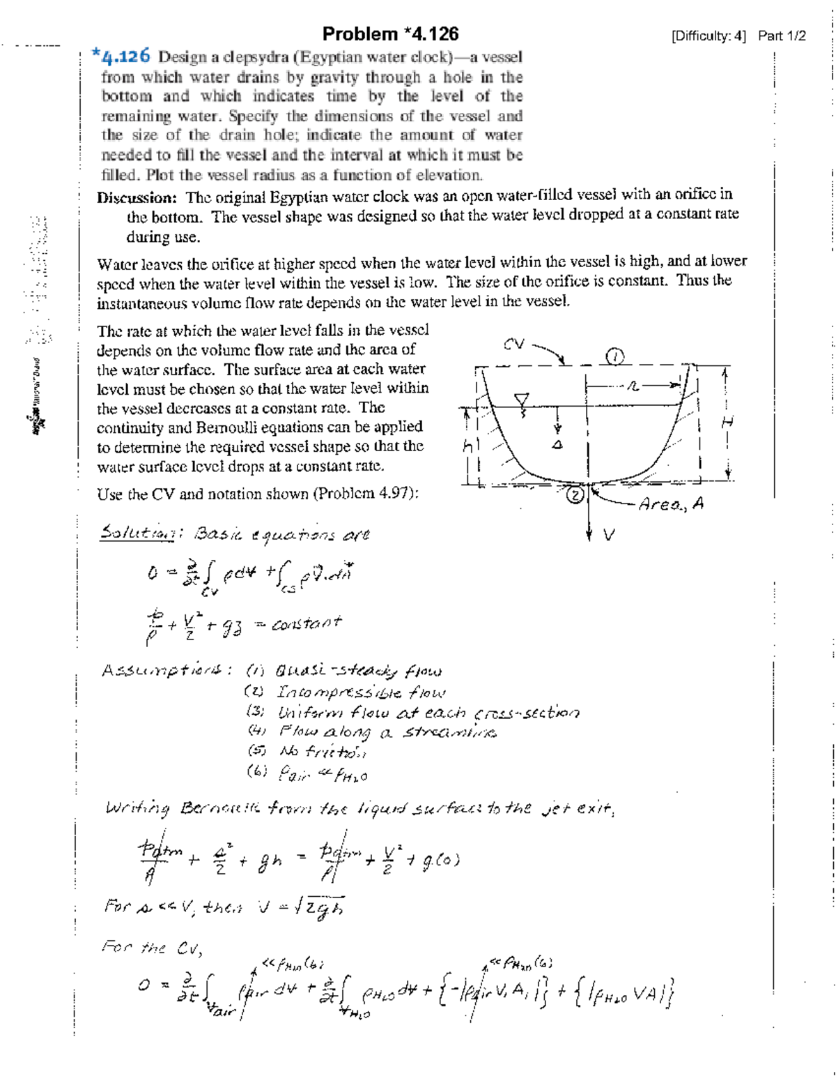 Problem 4 - ME 50900 - Problem *4 [Difficulty: 4] Part 1/ Problem *4 ...