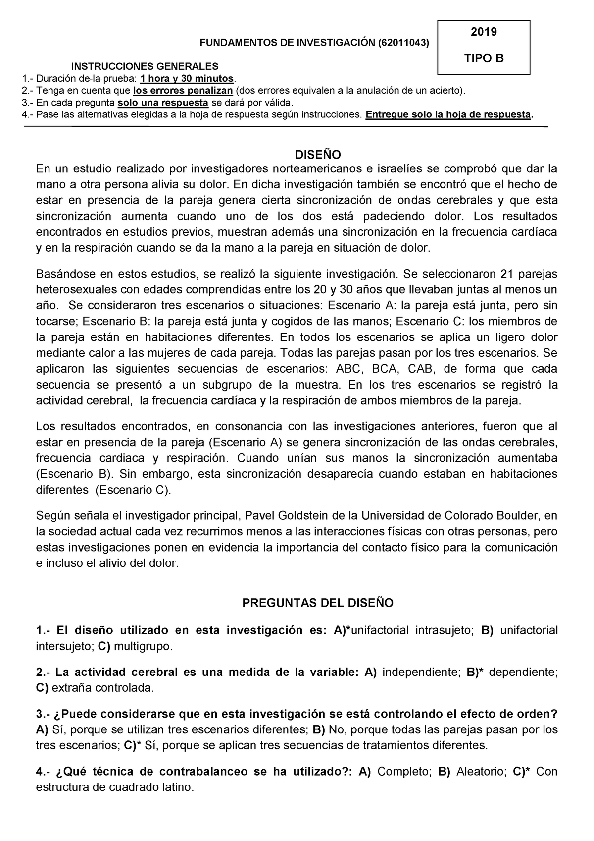 Examen B Febrero 2019 - Warning: TT: Undefined Function: 32 FUNDAMENTOS ...