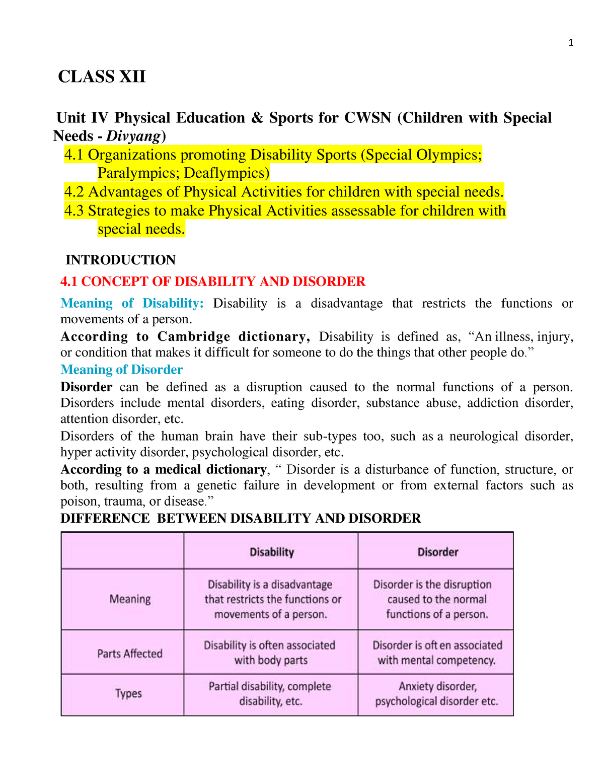 unit-4-physical-edu-for-cwsn2022-23-class-xii-unit-iv-physical