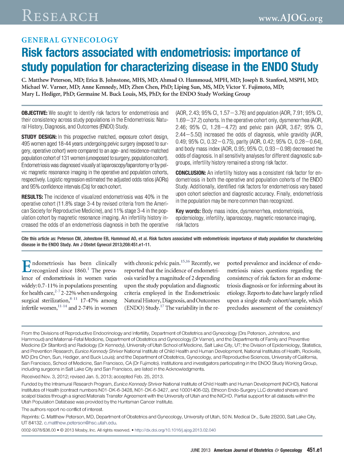 new research in endometriosis