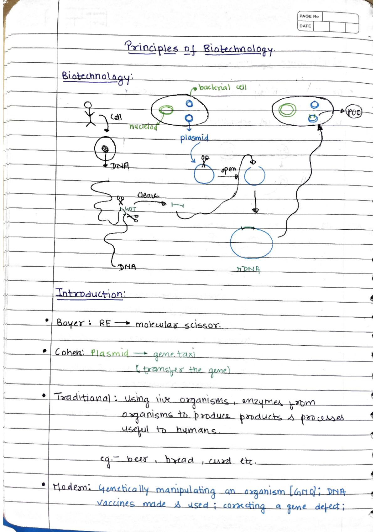 Principles of biotechnology - Bachelor of Science - Studocu