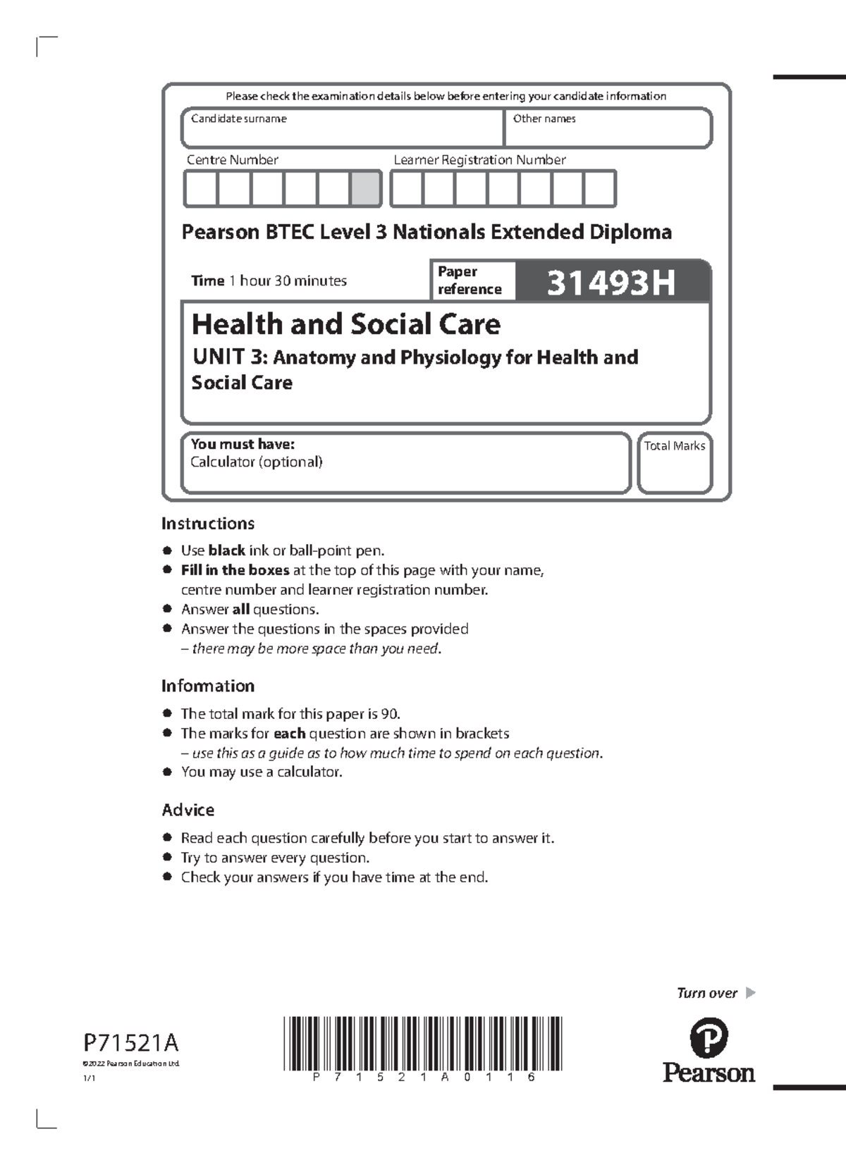 Question June 2022 1 - hello - Centre Number Learner Registration ...