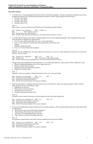 Exam View - Chapter 02 - Nothing At All - Chapter 02: Human ...