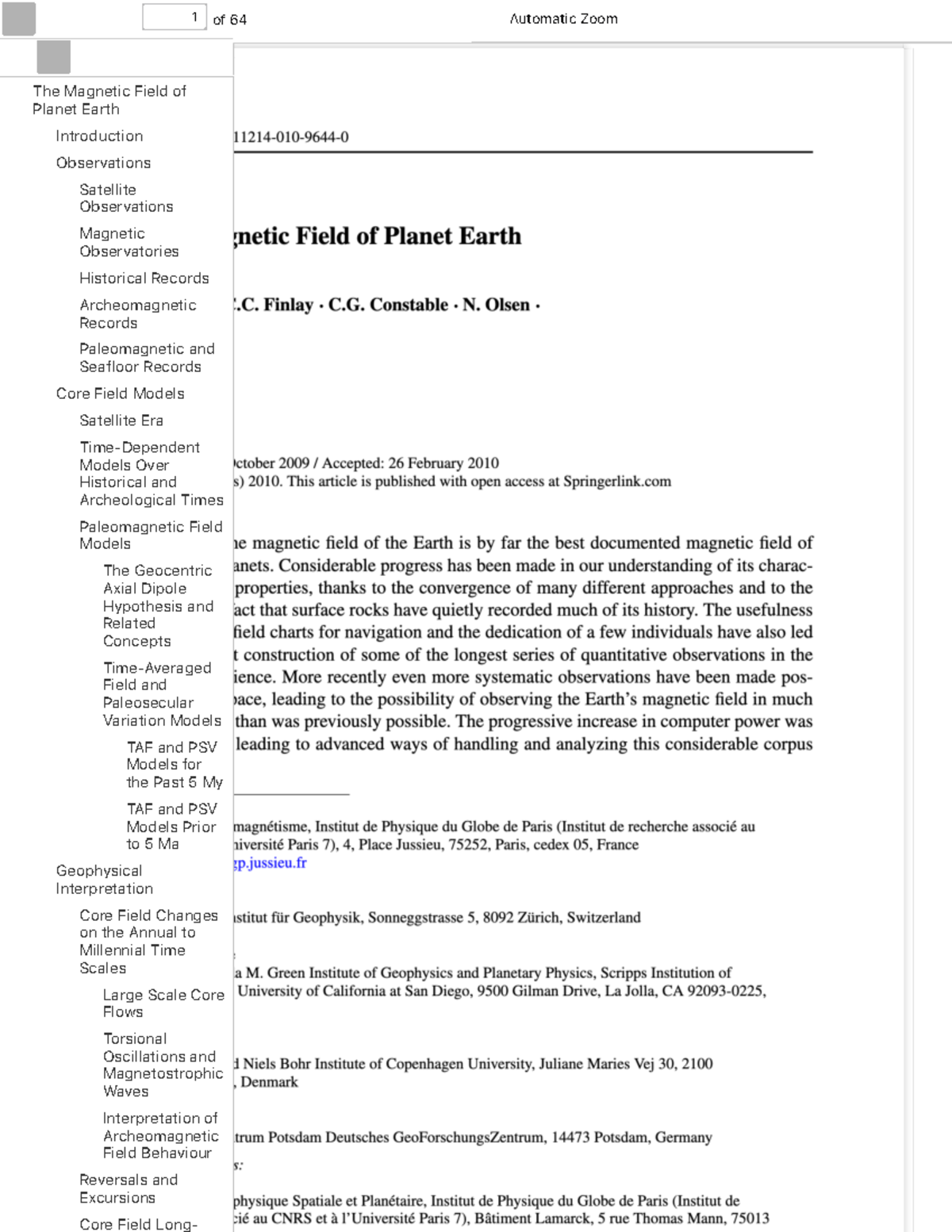 Planet-earth - Overview - The Magnetic Field of Planet Earth ...