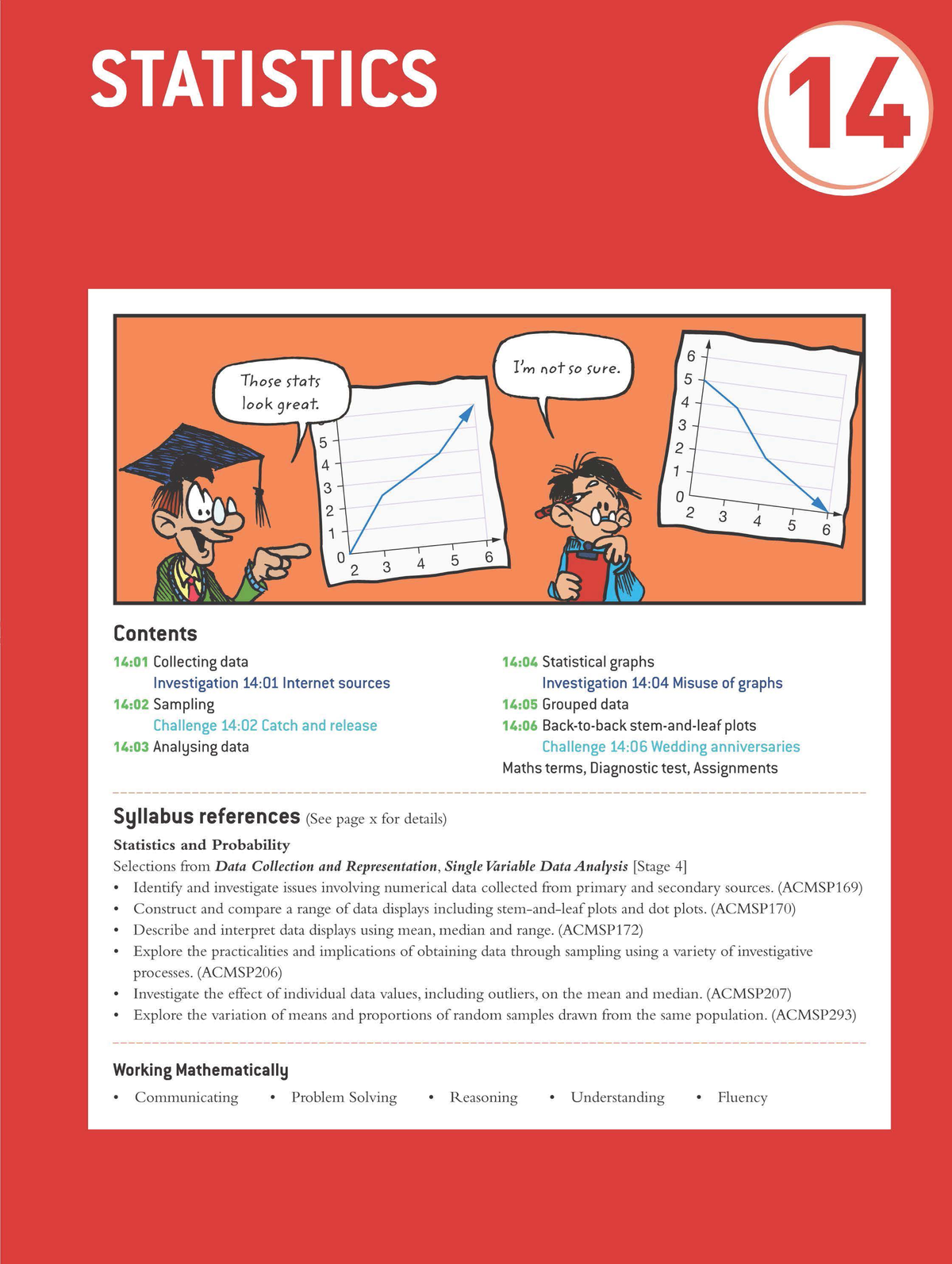 Ch 14 Statistics - math - Contents look 9reat 14:01 Collecting data ...
