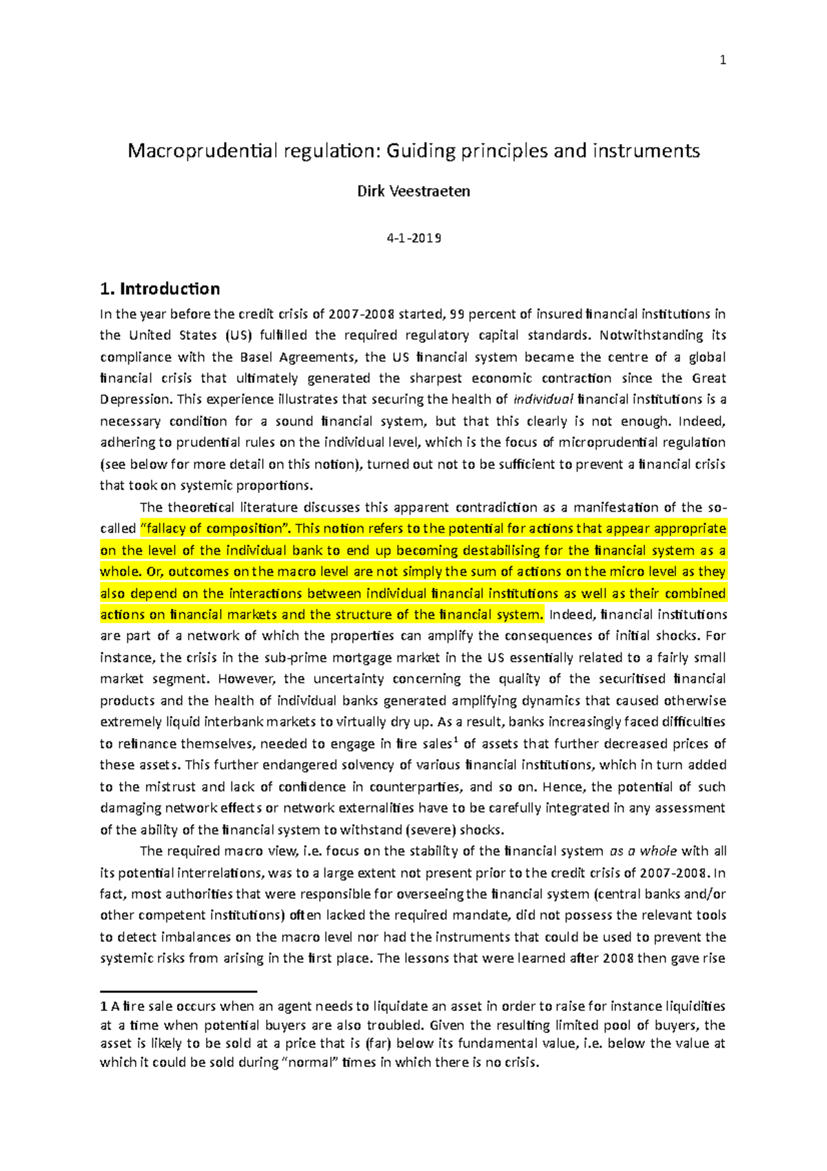 Macroprudential policy 2019 0104 Macroprudential regulation Guiding