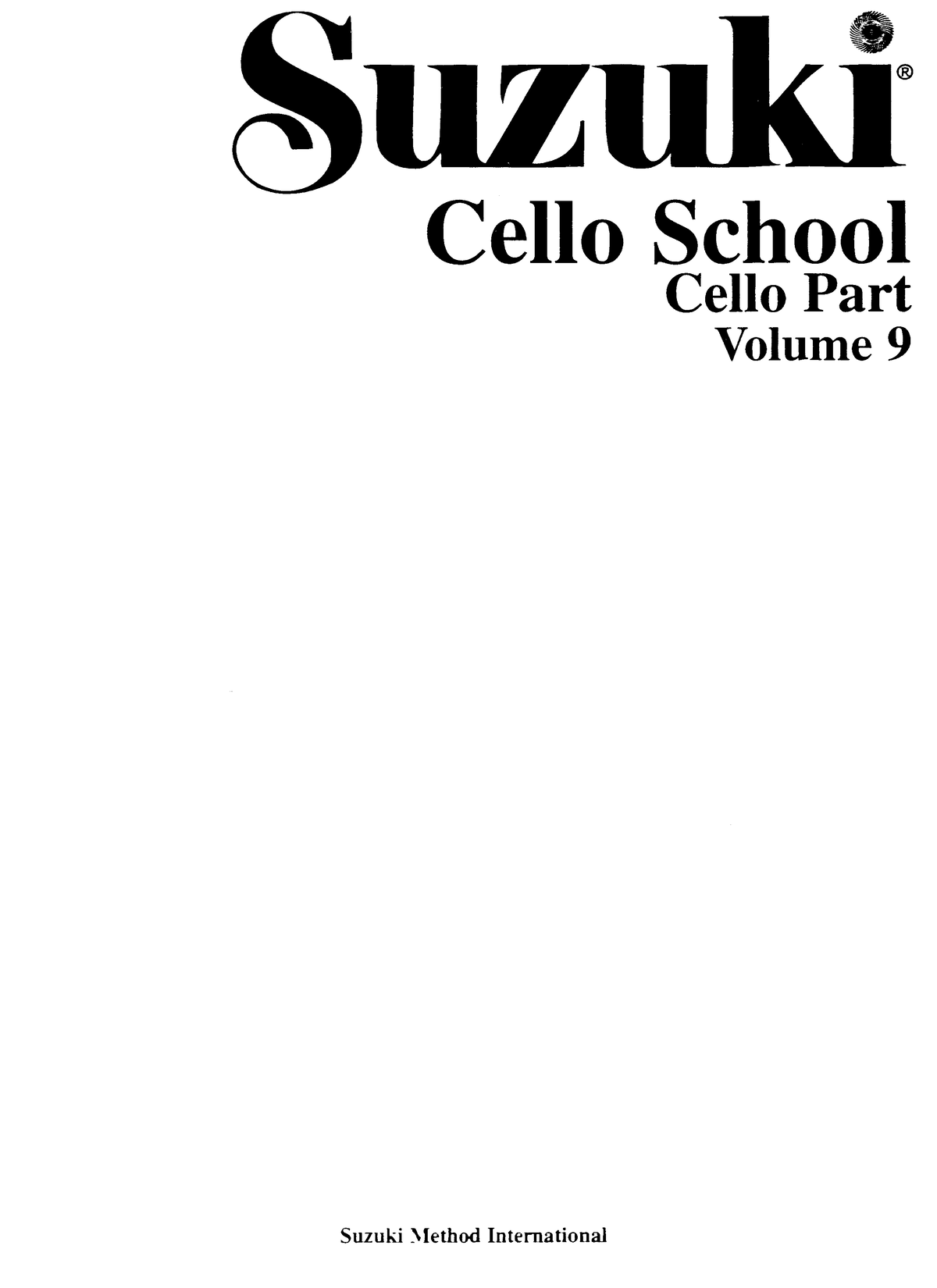 Suzuki Cello School Volumen 7 (libro) | Cuotas Sin Interés