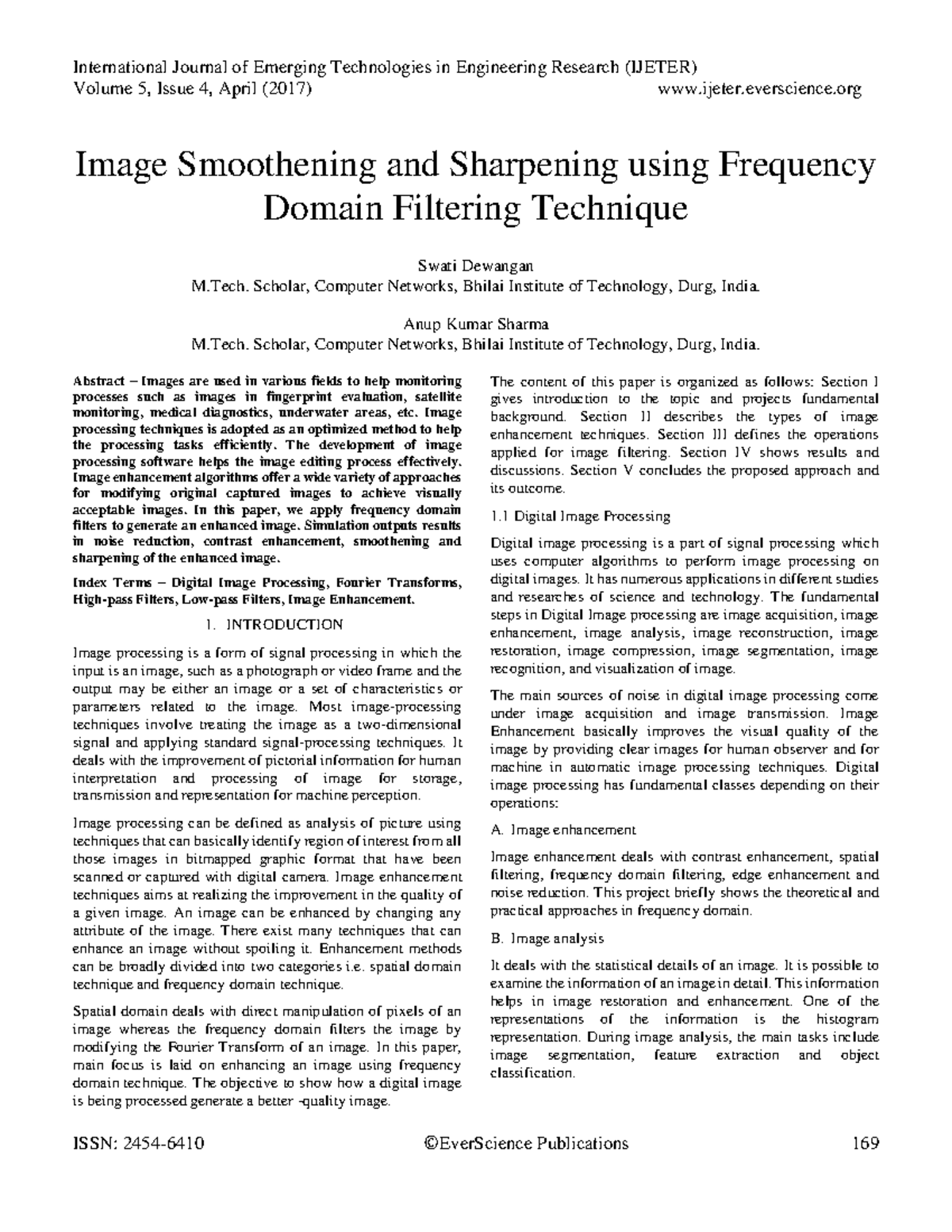 Vol 5 issue 4 M 36 Digital image processing notes Volume 5