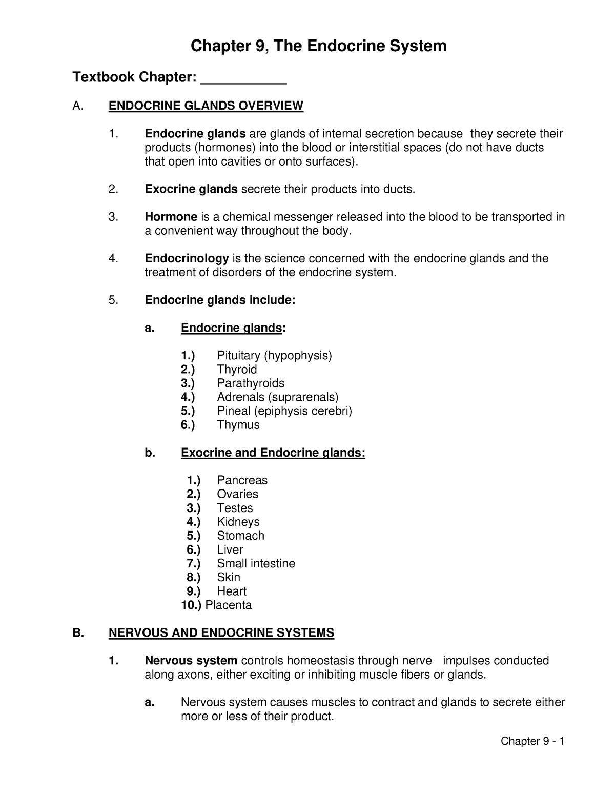 l9-endocrine-system-chapter-9-the-endocrine-system-textbook-chapter-a-endocrine