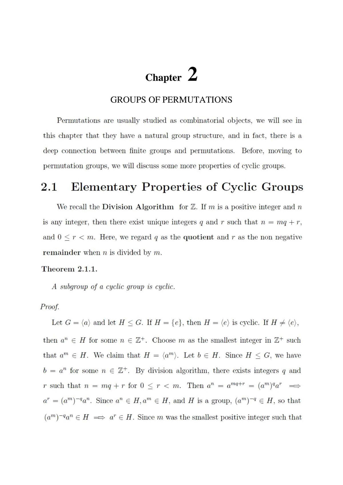 Groups OF Permutations - Bsc Maths - Studocu