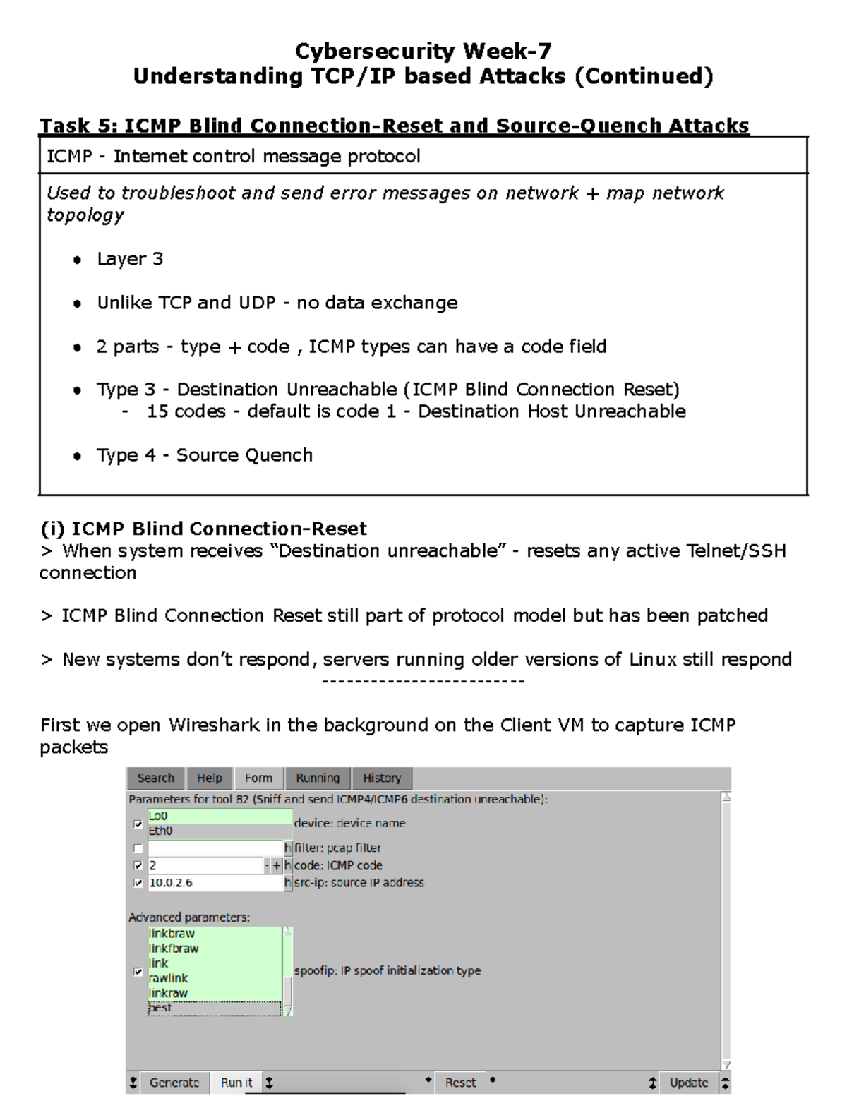 Cybersecurity Week 7 - TCP IP Source Quench, Hijacking - Cybersecurity ...