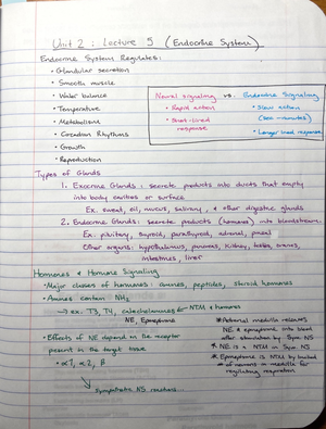 Bio 14 Quiz 3 Notes - Lecture 9: The Immune System Cells of the immune ...