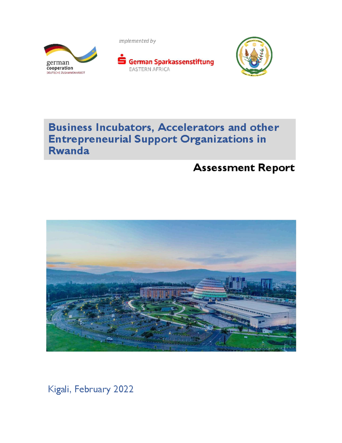 ESO Assessment Report DSIK 2022 - Kigali, February 2022 Business ...
