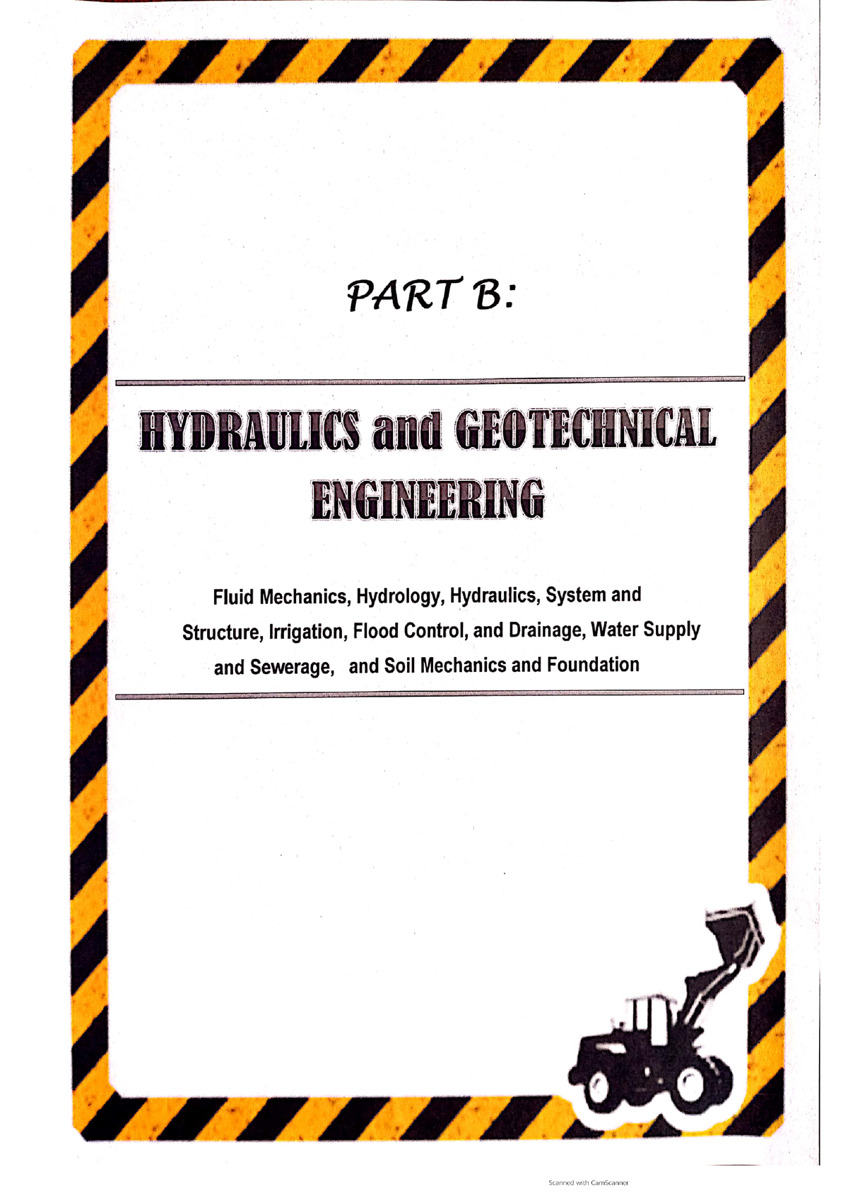 Hydraulics B - BSCE - Studocu