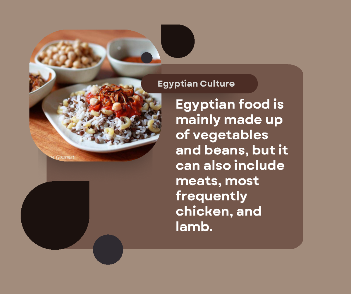 Egyptian food and diet vs another diets Egyptian Culture Egyptian