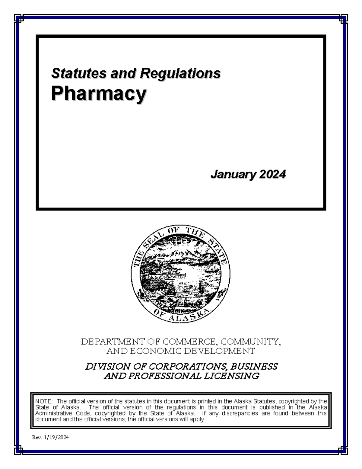 Pharmacy Statutes - SSttaattuutteess aanndd RReegguullaattiioonnss P ...