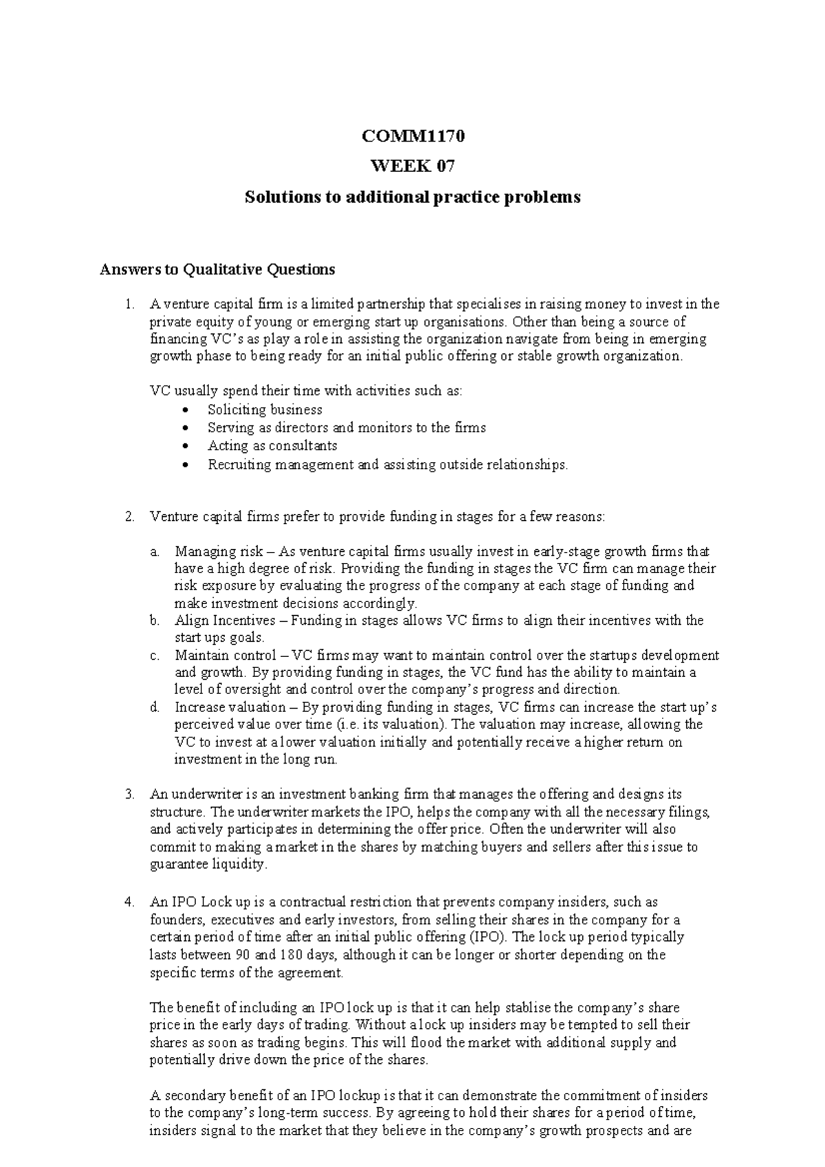 Microsoft Word - COMM1170 2023T1 Week07 - Solutions to additional ...