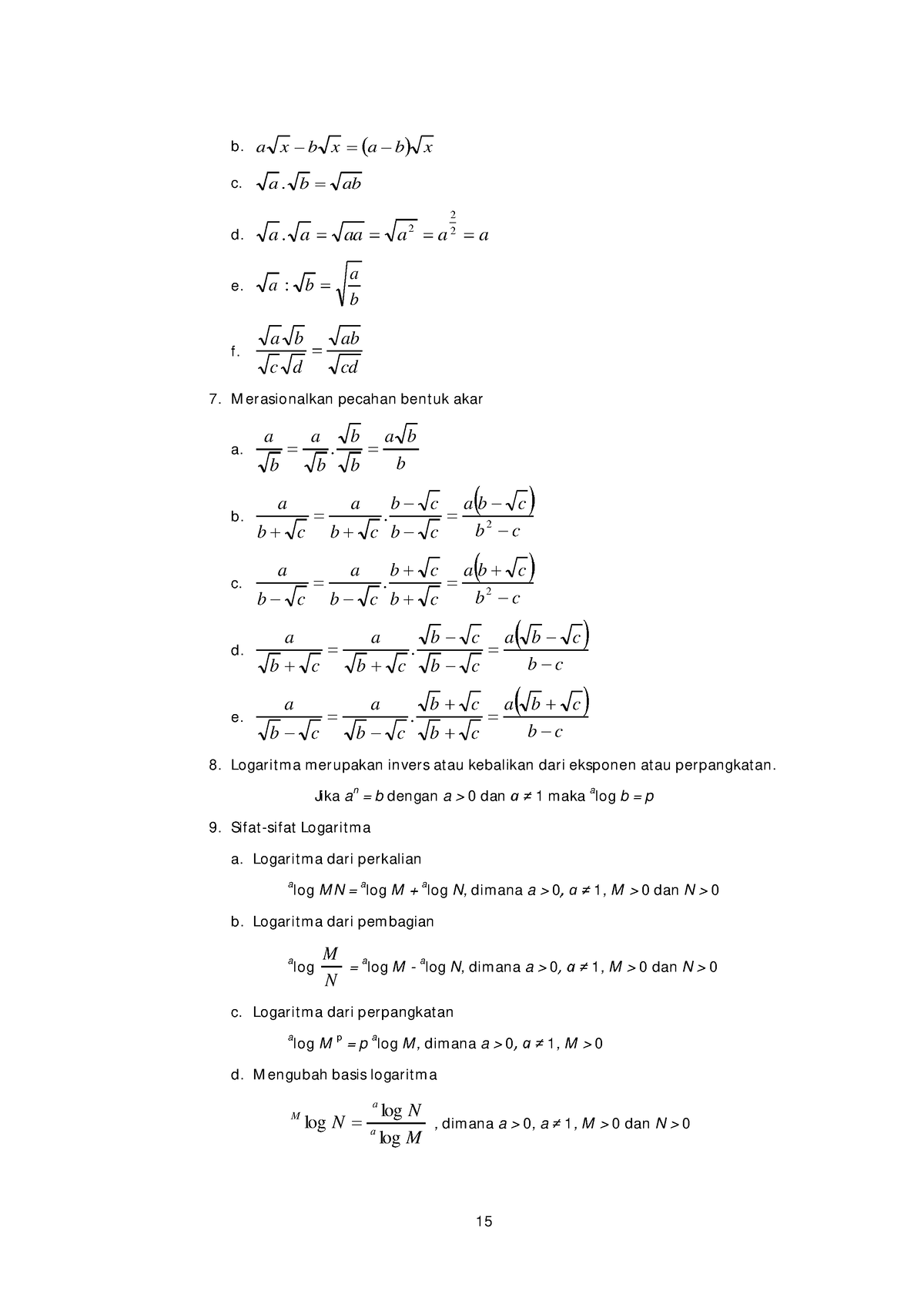 Buku Ajar Matematika Dasar-7 - 15 B. A X B X A B X C. A. B Ab D. A A Aa ...