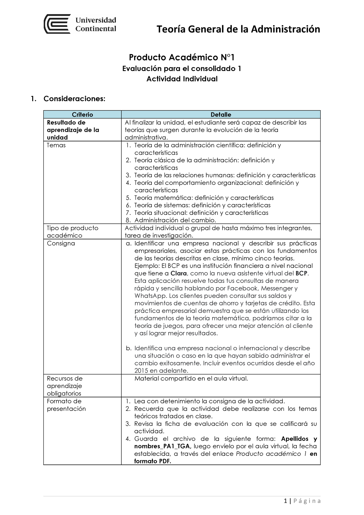 Tarea Teoria De La Administracion 1 - Teoría General De La ...