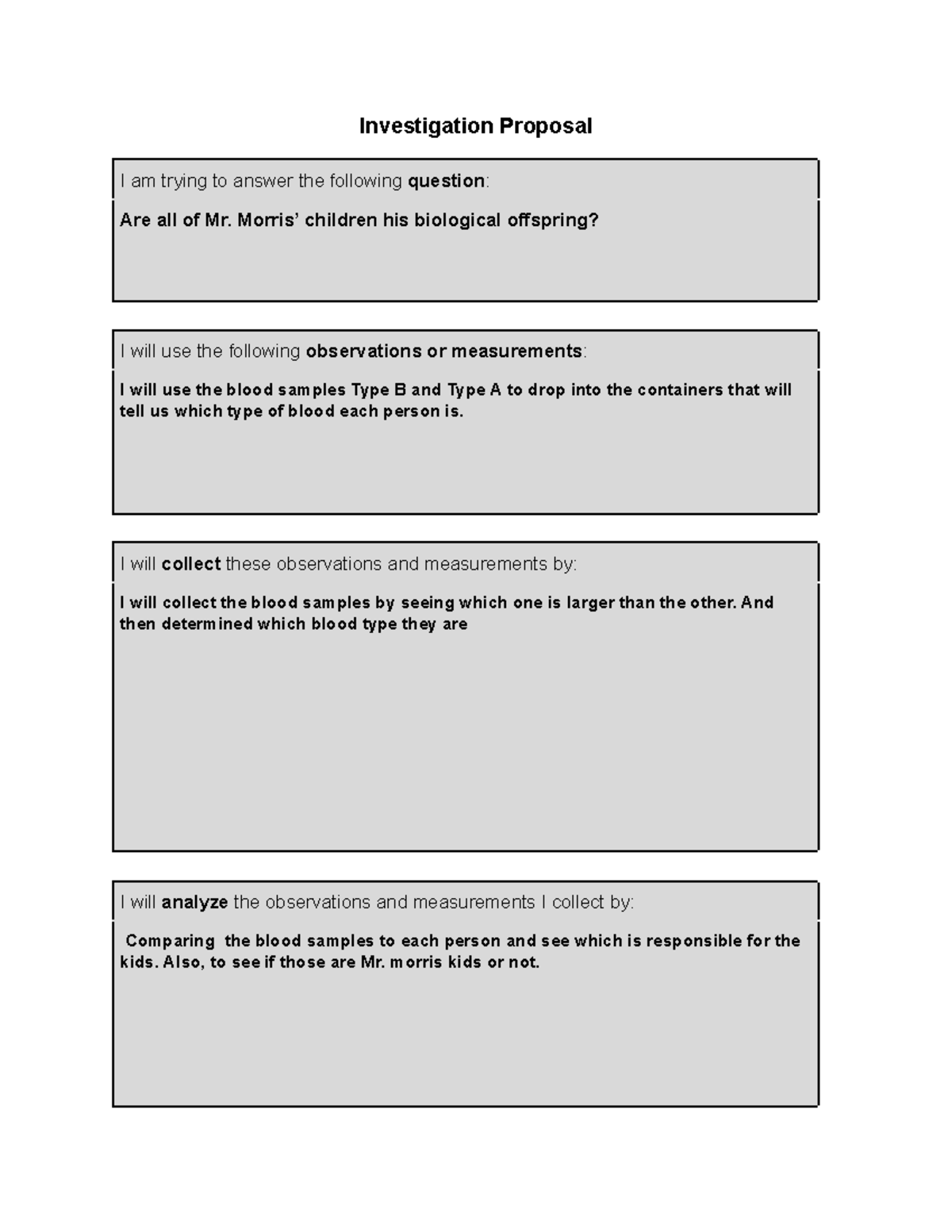 Copy of Remote Investigation Proposal A - Investigation Proposal I am ...
