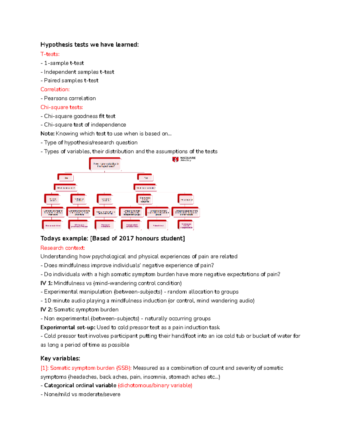 Week 11 Examples - Hypothesis tests we have learned: T-tests: 1-sample ...