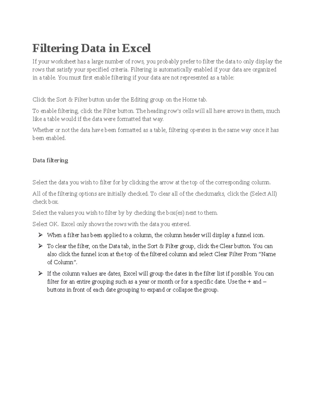 filtering-data-in-excel-cisc104-ncc-studocu