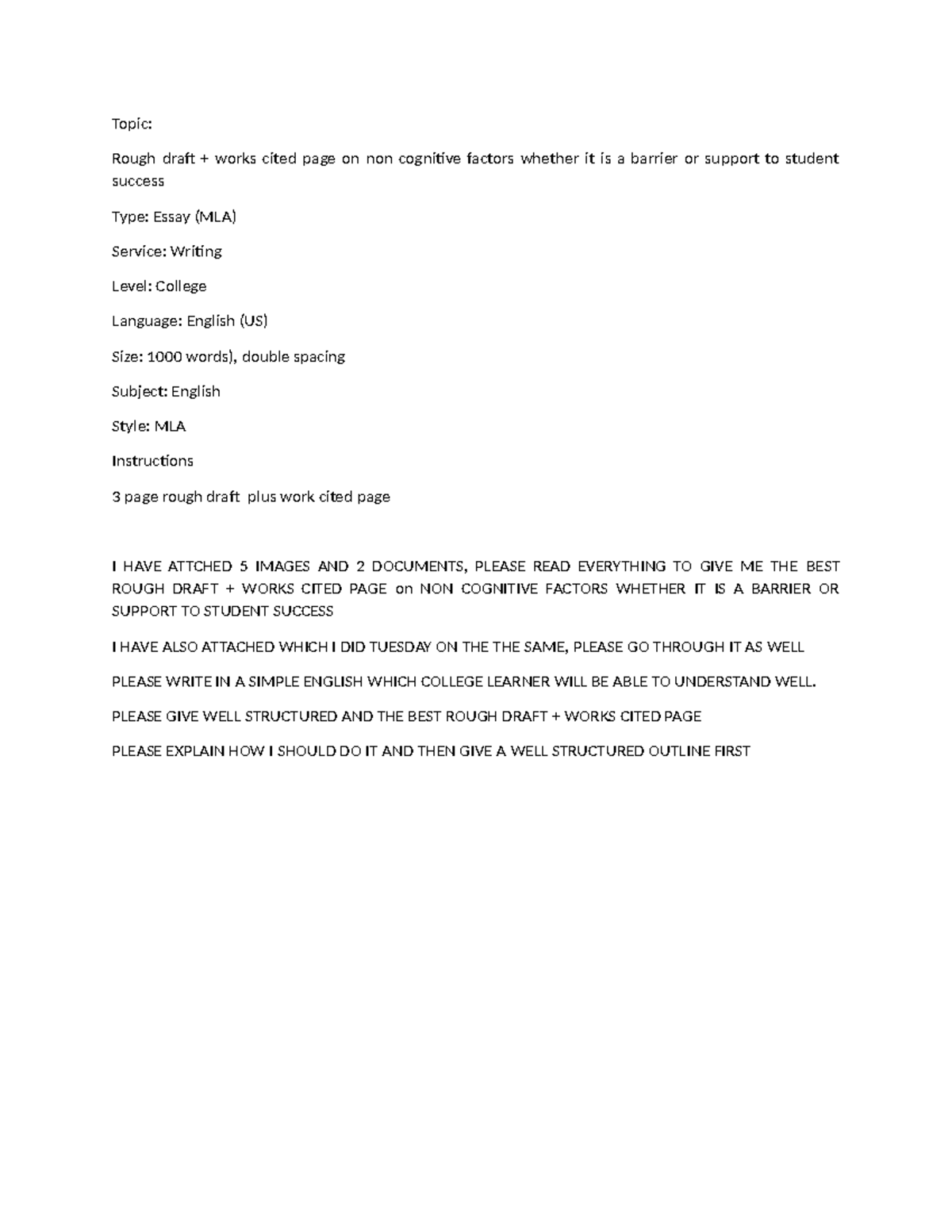 Final Project Milestone Project Project - Topic: Rough draft + works ...