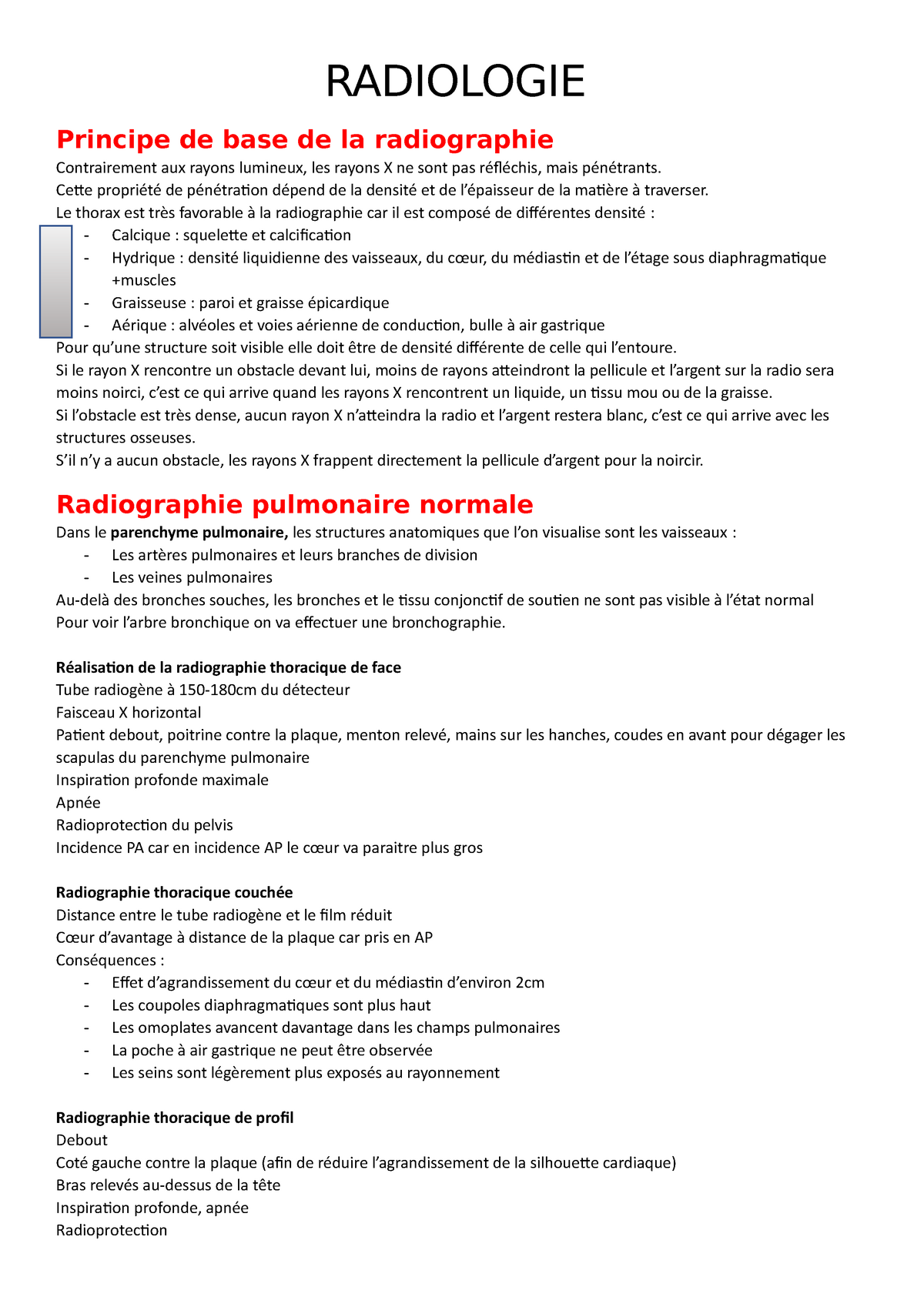 Radiologie Pulmonaire Pathologies Radiologie Principe De Base De La Radiographie