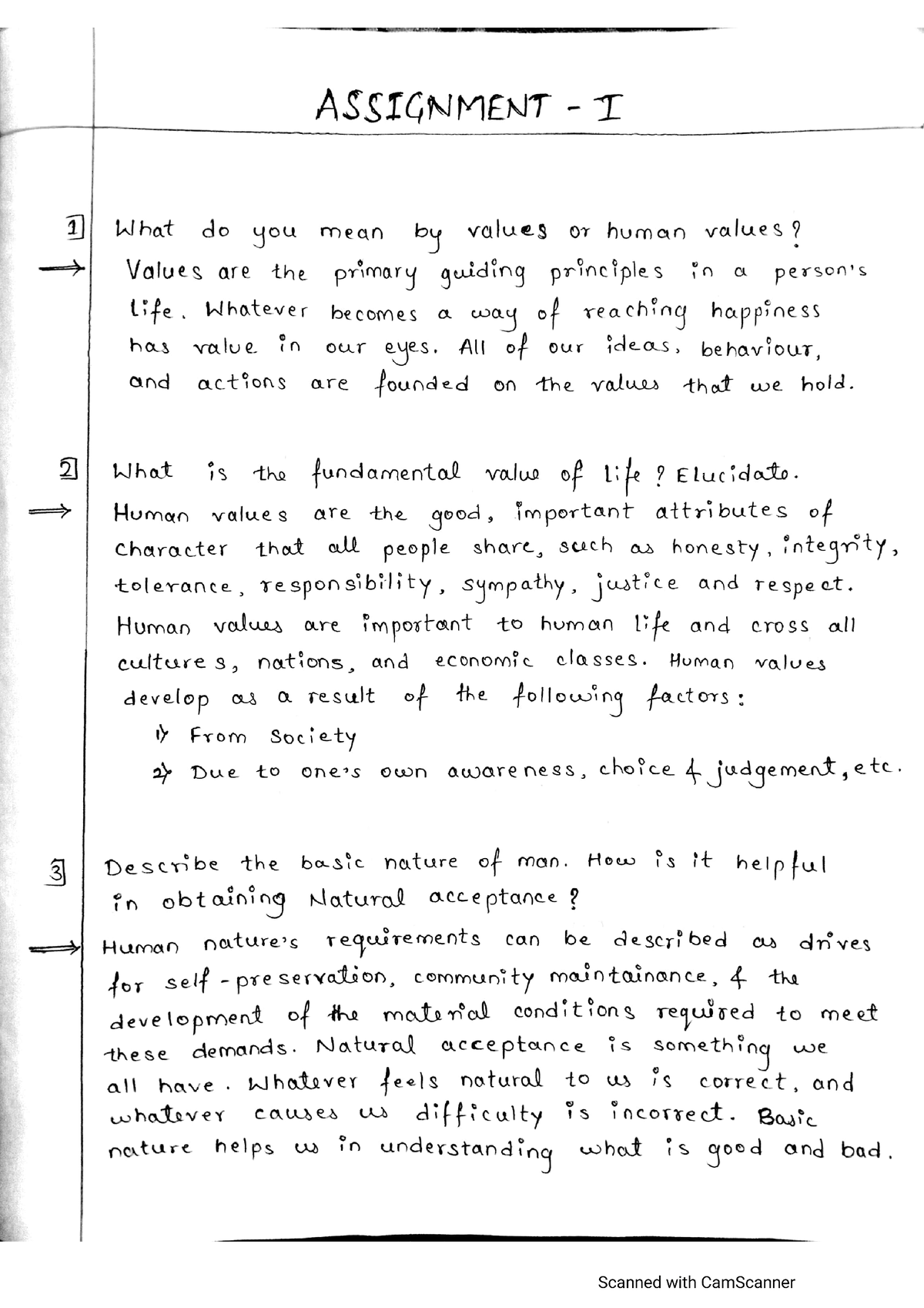 uhv assignment 5 answers