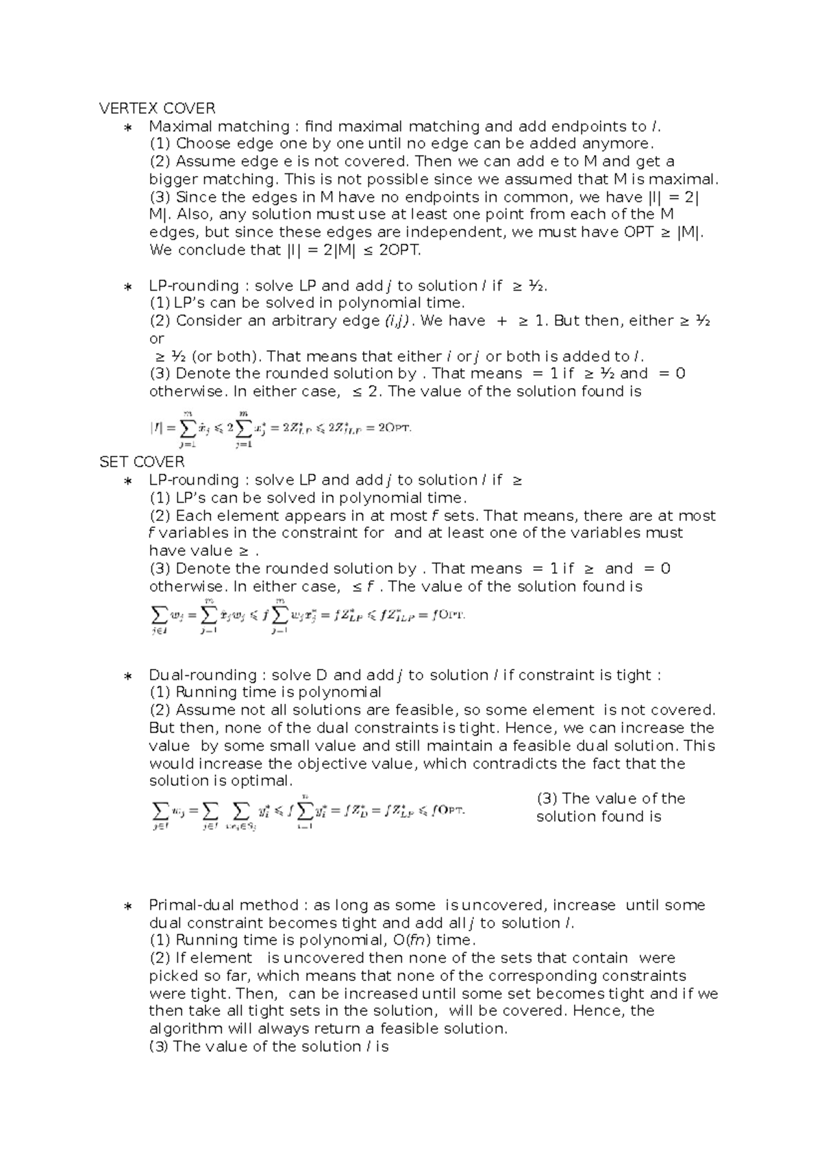 Approximation algorithms - VERTEX COVER Maximal matching : find maximal ...